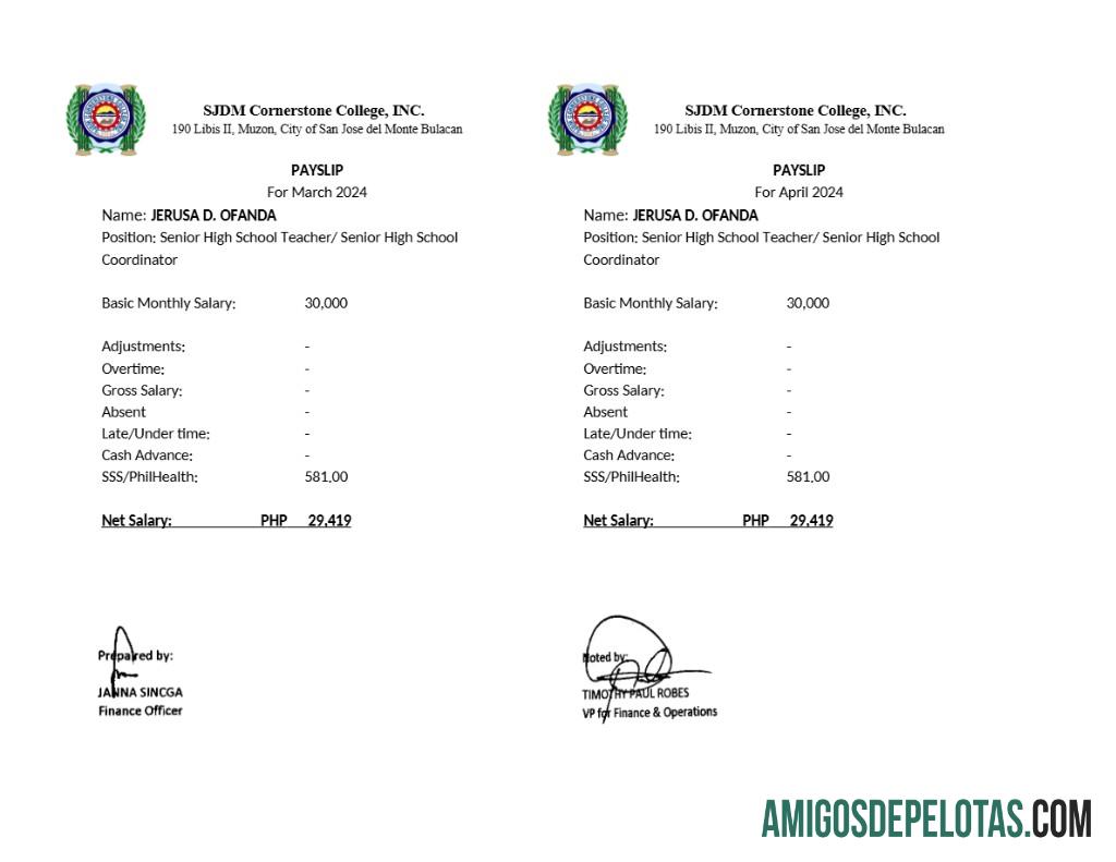 Em branco Modelo de recibo de pagamento do SJDM Cornerstone College em formatos Word e PDF.pdf, 1